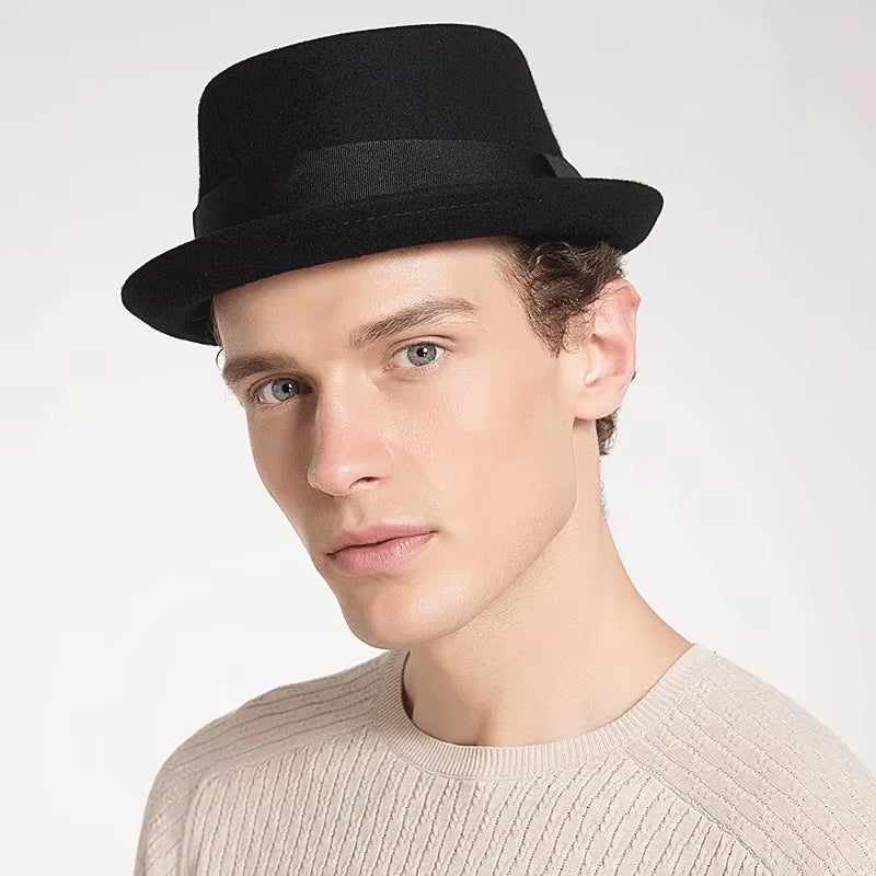 Wool Hat Fedora Hat for Men Fedora Hat for Women Adult Bowler Hats