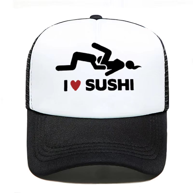 Funny Offensive Baseball Cap for Men Gag Gifts Sex College Humor Joke Rude Women Parent-Child Hats Mesh Visor Outdoor Sun Hat