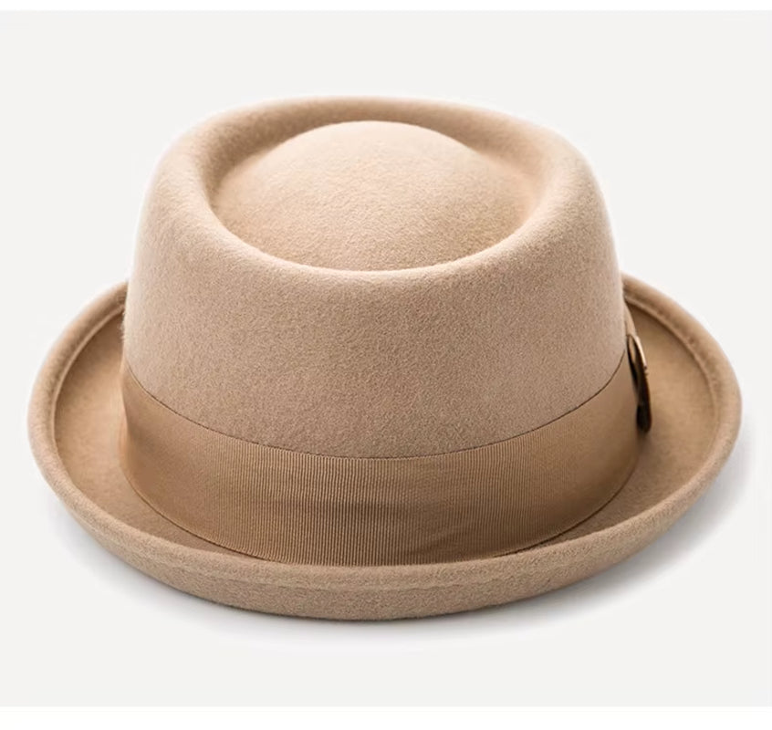 Wool Hat Fedora Hat for Men Fedora Hat for Women Adult Bowler Hats